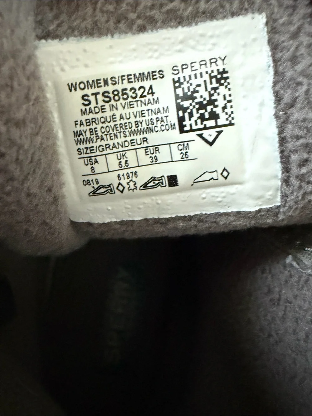 Sperry Waterproof Duck Boots in Light Pink and Gray-Green *ladies